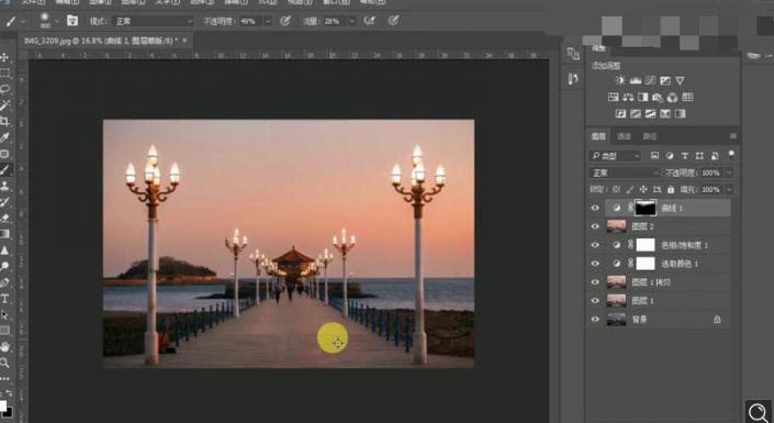 ps如何调好一张晚霞照片,ps夜景风景修图教程