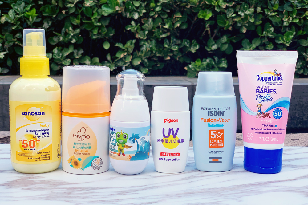 防晒乳霜儿童宝宝物理温和防晒,宝宝防晒哪款产品好用安全