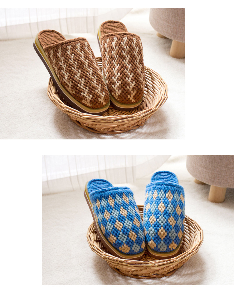 纯手工钩毛线鞋底防滑拖鞋半成品,雅馨绣坊冰条线钩拖鞋视频