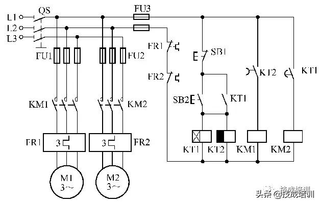 电动机控制电路图实图,常用电动机控制电路图讲解