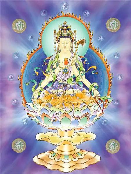 观世音菩萨千种法相,观世音菩萨三十三身相精美大图