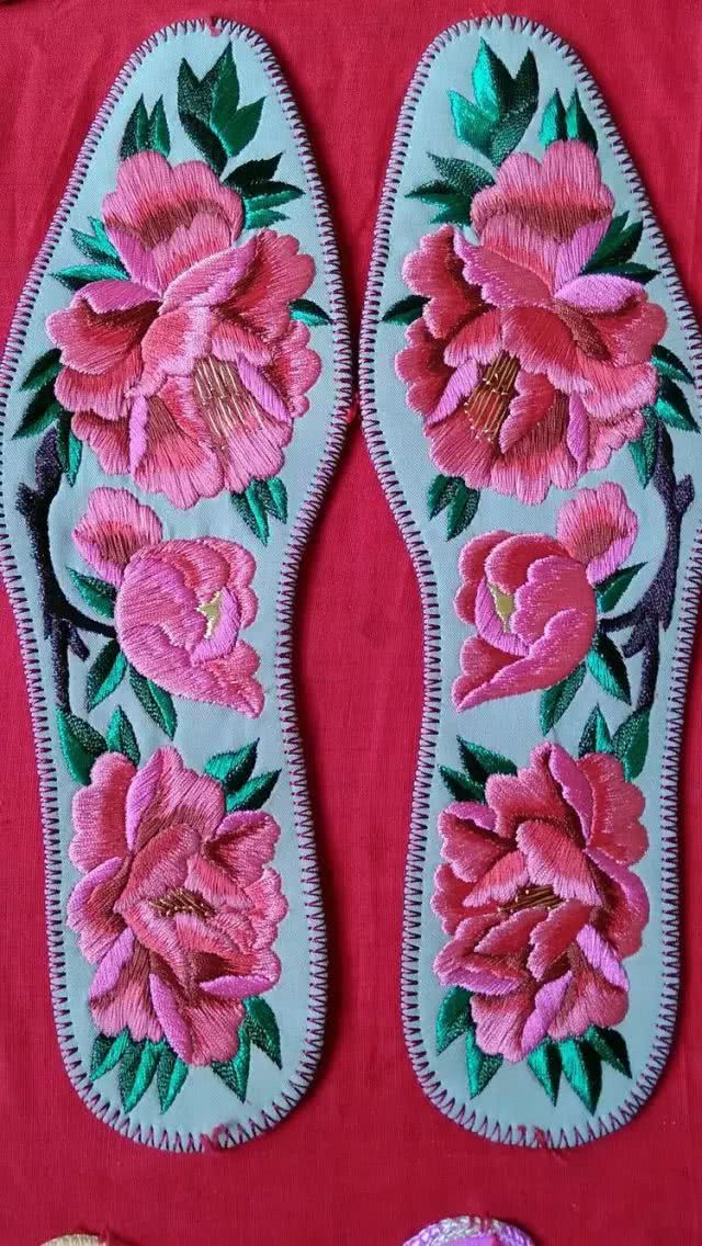 鞋垫图案360种大图超简单,最简单的十字绣鞋垫子图案