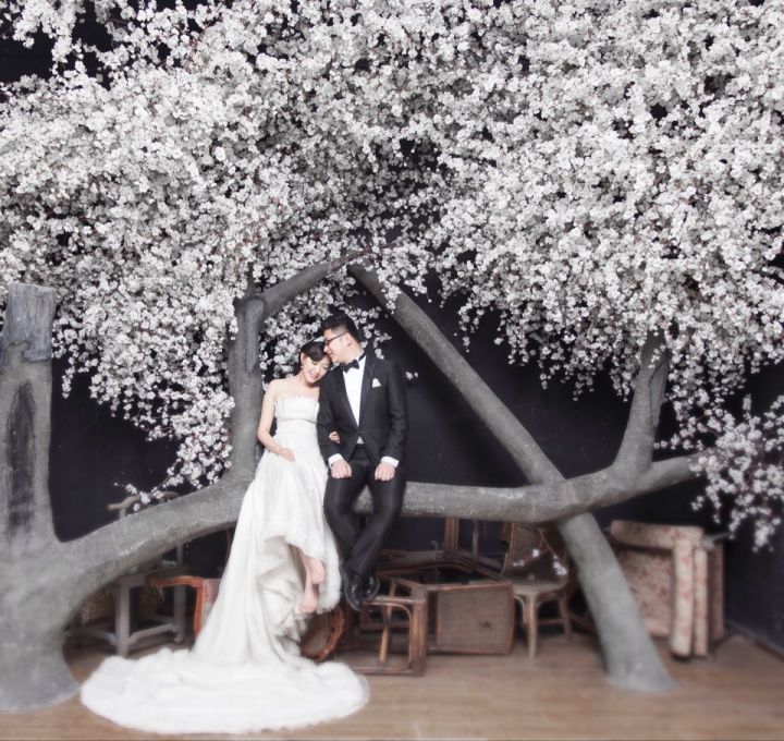 鬼怪婚纱照模板,鬼怪风格的婚纱照