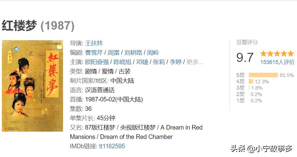 豆瓣评分最高的国产电视剧,二十部国产高分电视剧你看过几部