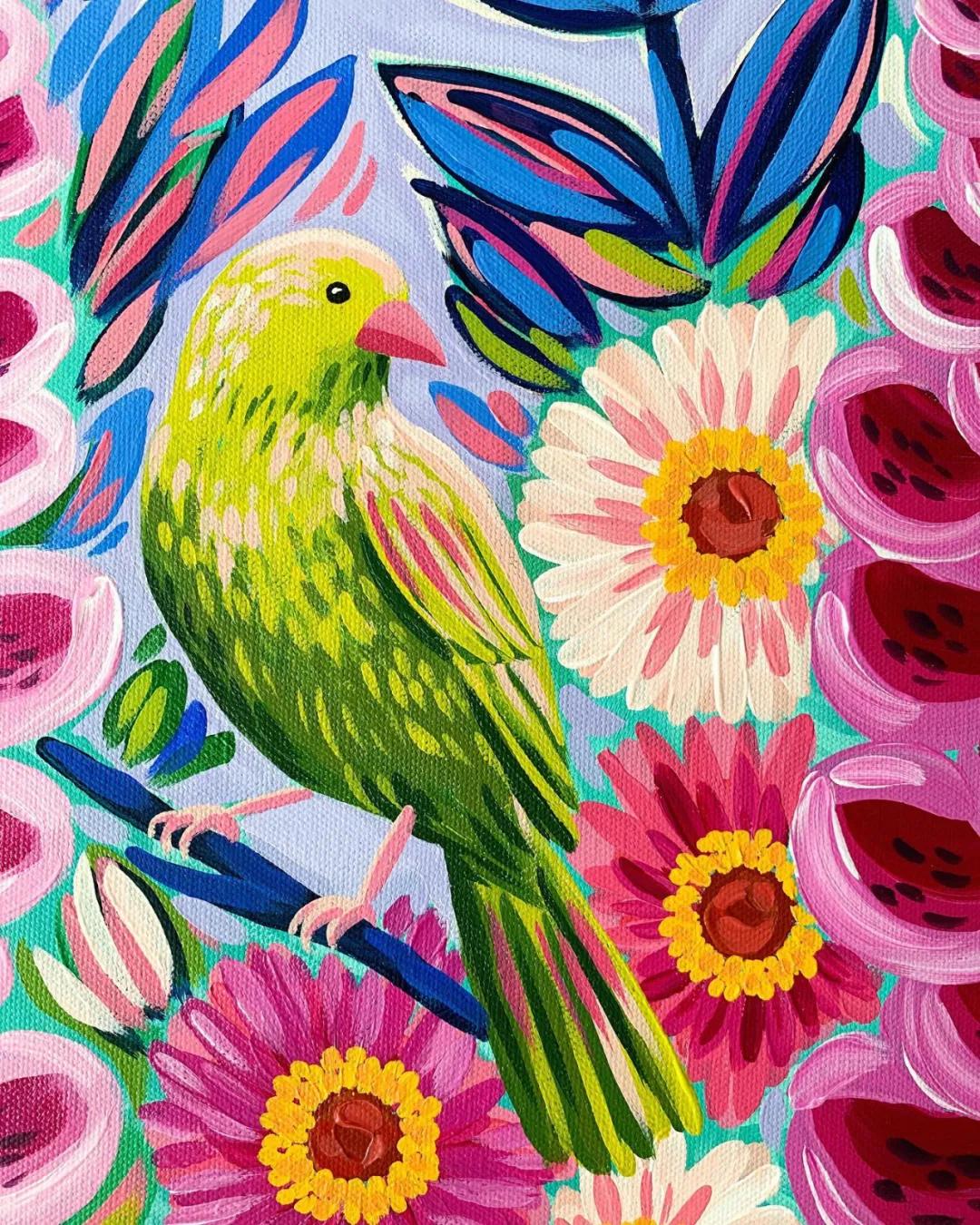 美术创意画幼儿丙烯平涂画,丙烯平涂的正确方法图解