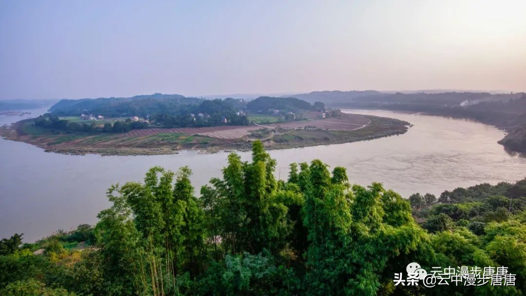 嘉陵江礼安,嘉陵江边周子古镇