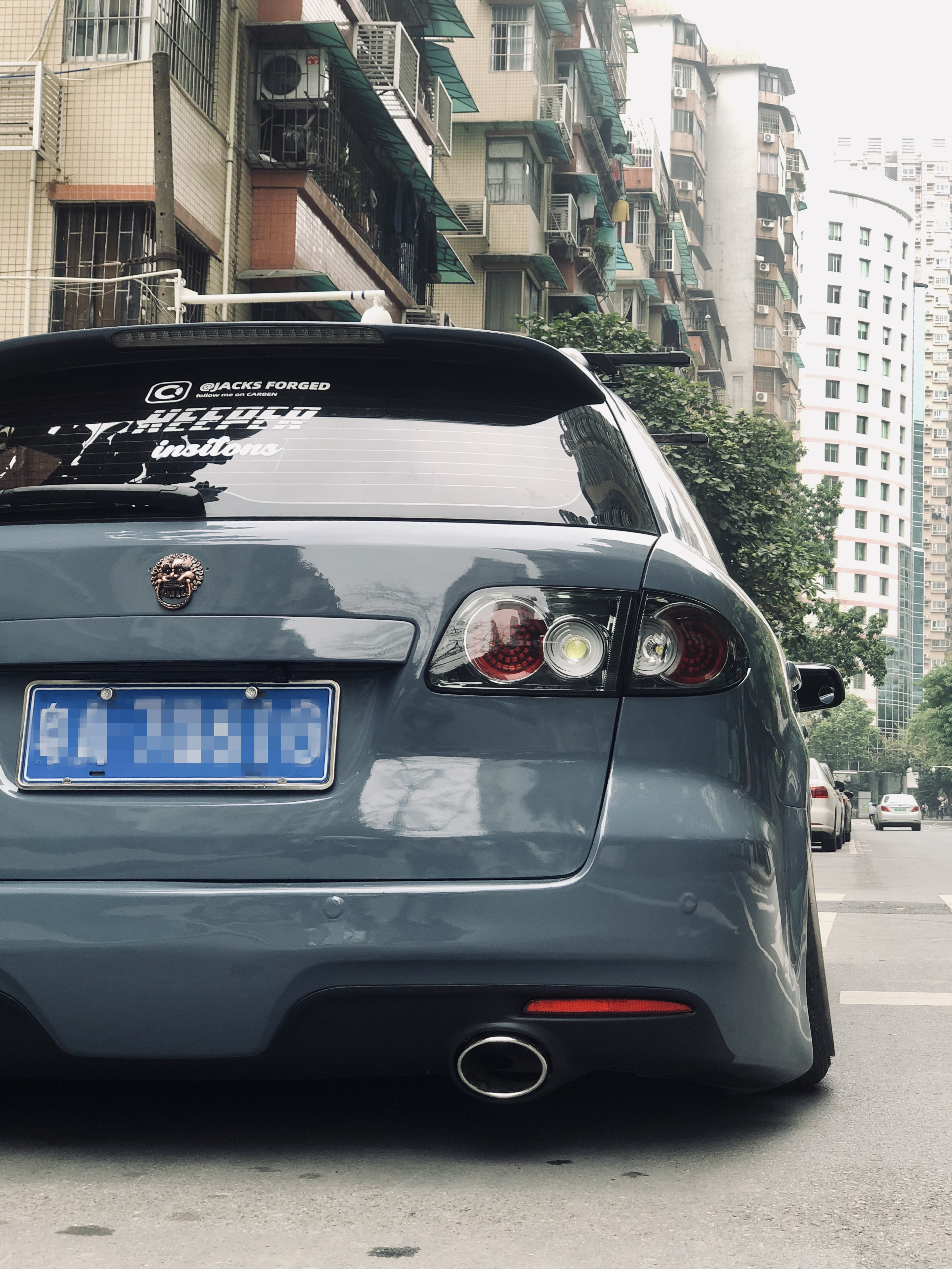 马自达6改了mps包围能装什么后唇,马自达6旅行版海外实拍升级