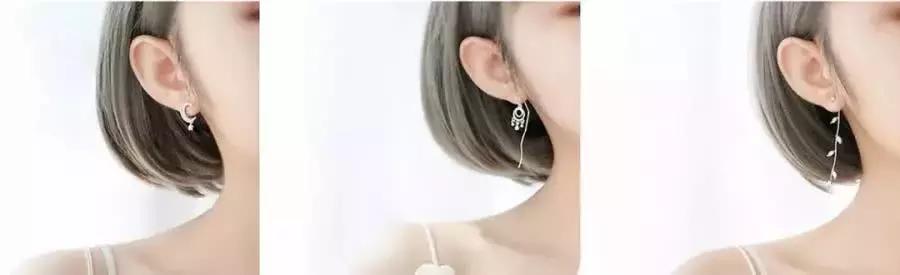 小钻戒指耳饰轻奢小众高级感,项链戒指耳环三件套