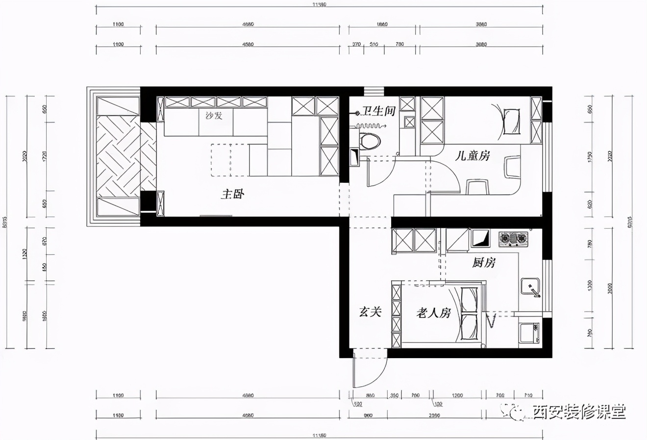 想要衣帽间又想要卧室,想有一个自己的衣帽间