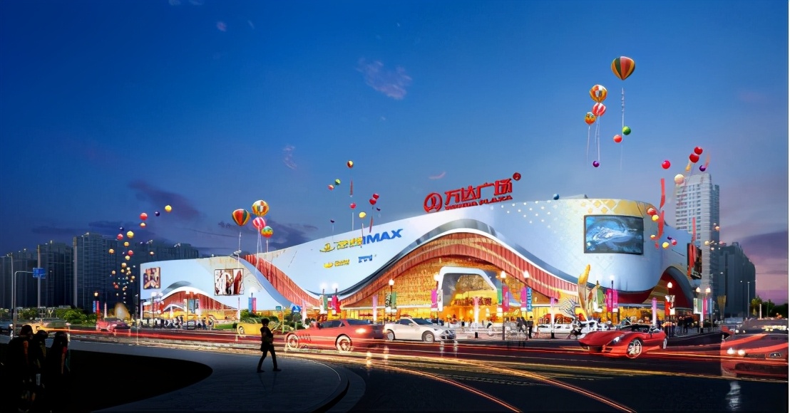 新万达广场景观,南京万达广场文化旅游