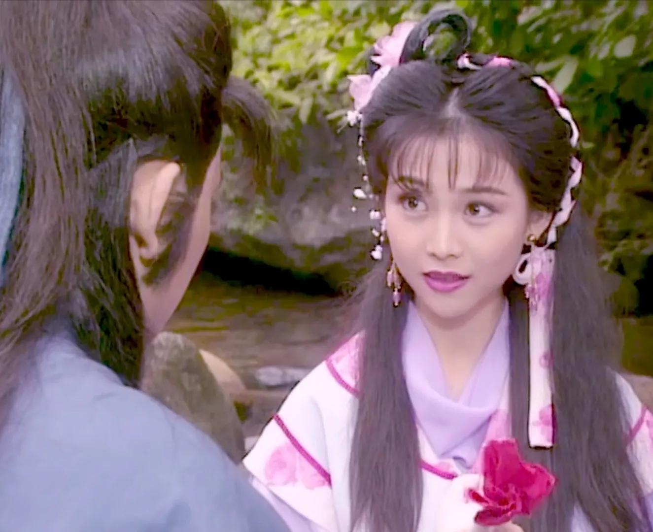 港台女星古装头饰,港剧古装小辫子发型