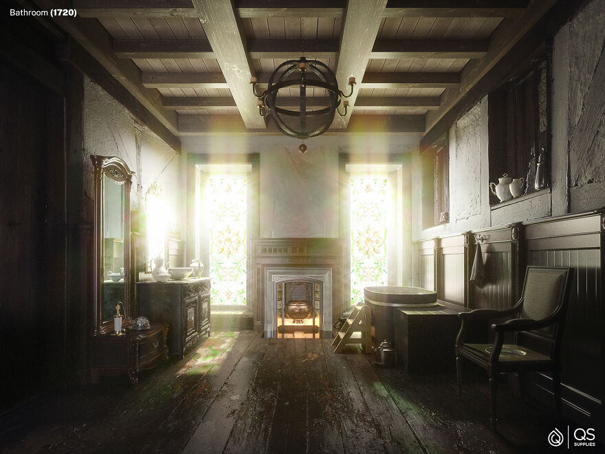 6张图回忆500年西方浴室的变迁