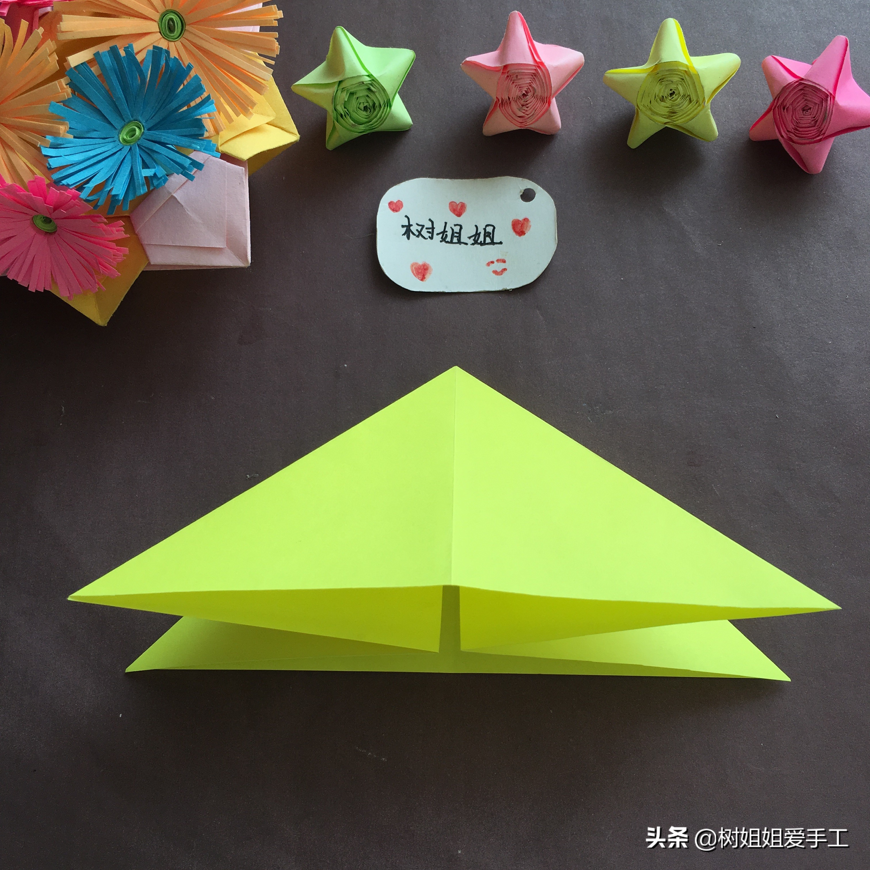 儿童吹气式手提灯笼折纸视频,折纸灯笼解压玩具