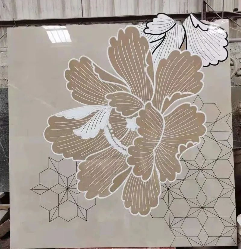 粤美水刀拼花许俞平：专注瓷砖加工做最后赢家