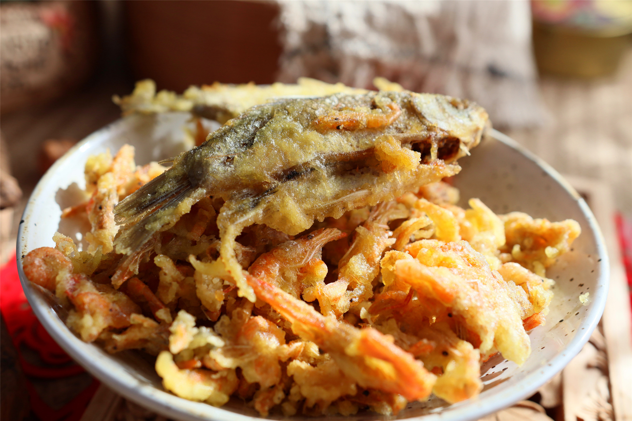 炸酥脆小鱼小虾,炸小鱼小虾都放什么