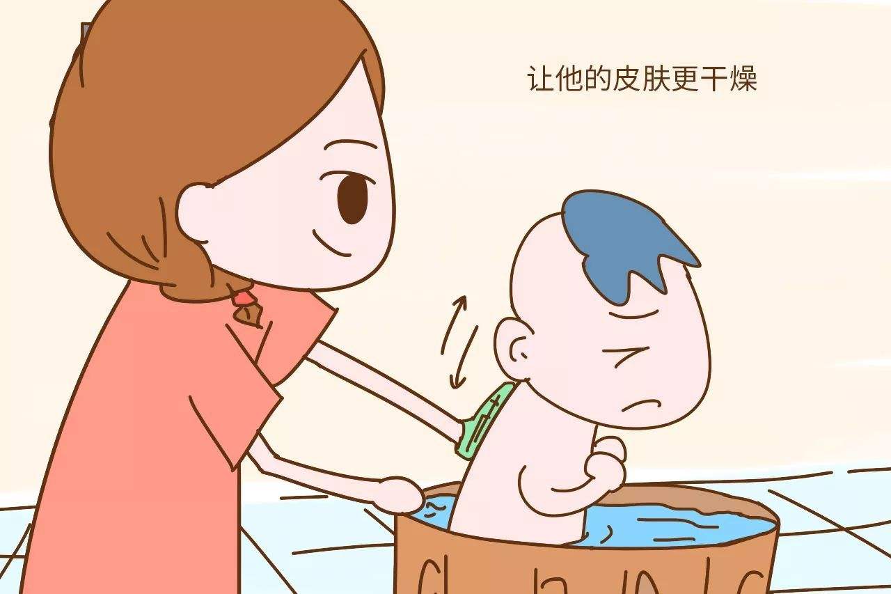 婴儿身上像皴了一样的是湿疹吗,宝宝冬天干性湿疹可以常洗澡吗