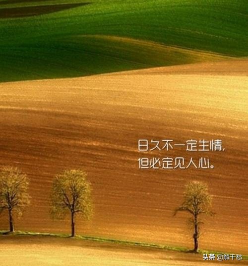 人心隔肚皮日久见人心怎么理解,俗话说的日久见人心