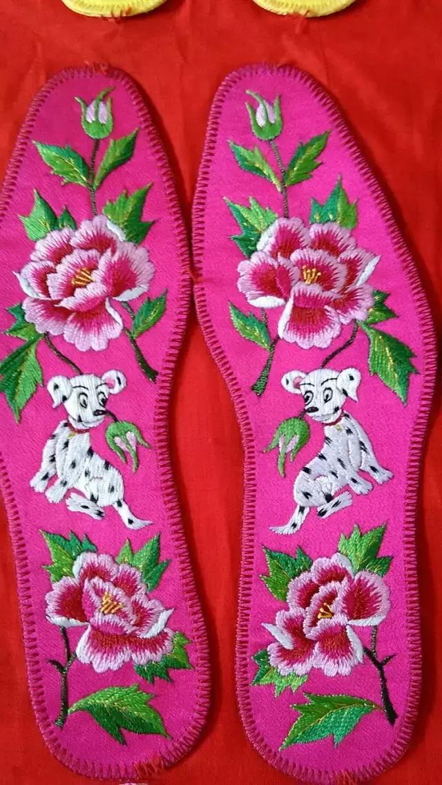 刺绣鞋垫图案大全图解,刺绣各种鞋垫图案