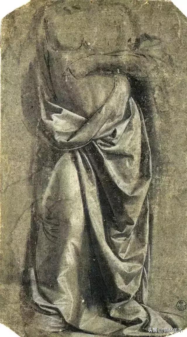 素描简单的衬布褶,素描衬布非常暗