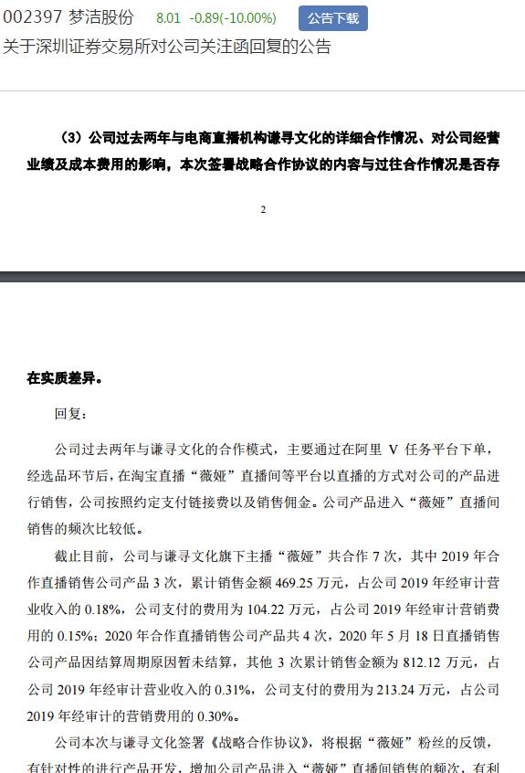 董事长前妻套现近1亿！搭上“淘宝一姐”薇娅暴涨的它“翻车”了