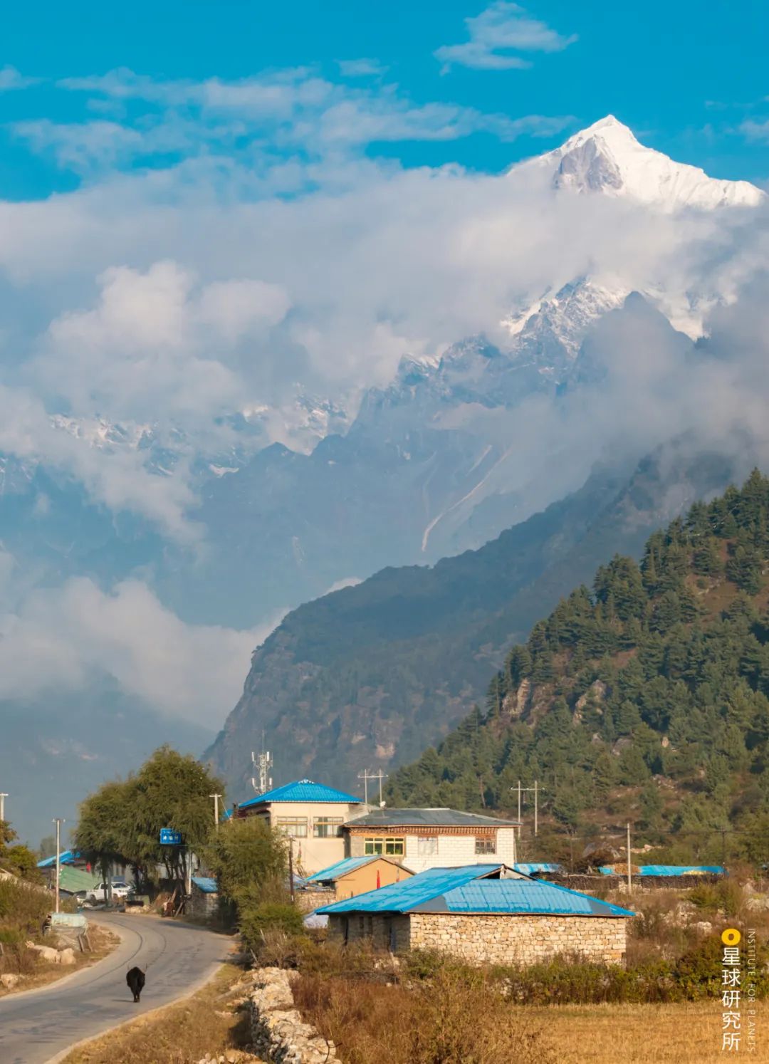 伟大的喜马拉雅山歌曲,喜马拉雅山脉全景图片及山名