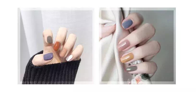 适合黄黑皮裸色指甲油,4款显手白的指甲油颜色淡粉色