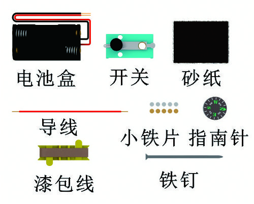 运用电磁机械制作科学小玩具,牛顿电磁铁