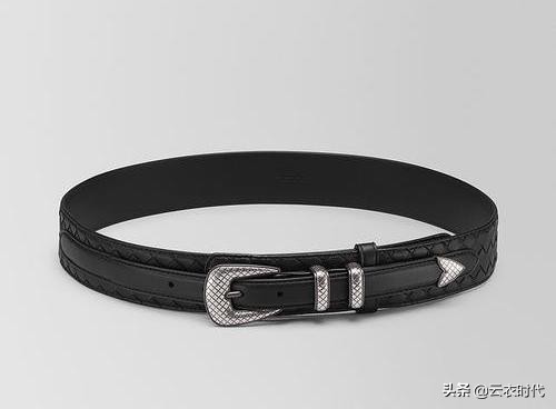 男士时尚简约双扣腰带,腰带男简约潮流时尚