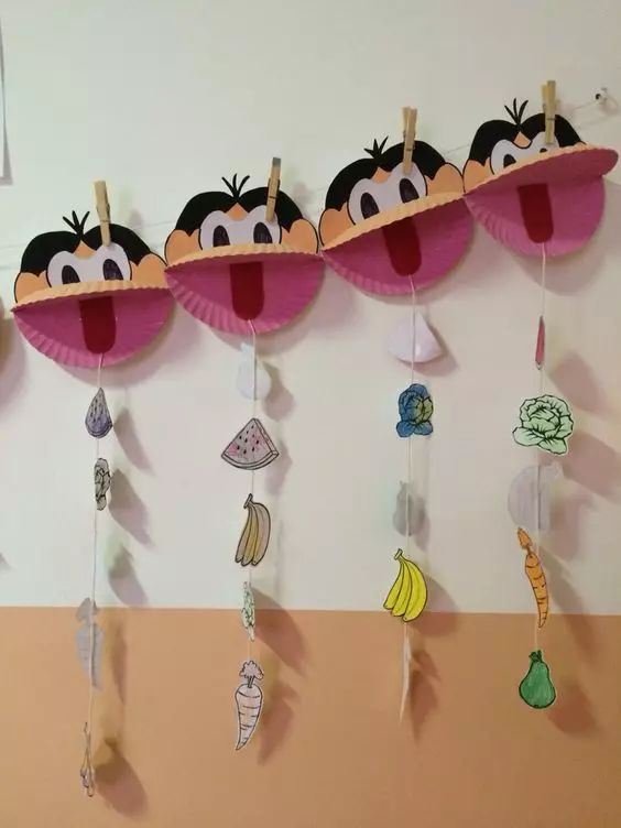 彩色一次性纸盘手工制作幼儿园,蛋糕盘子创意手工彩泥池塘