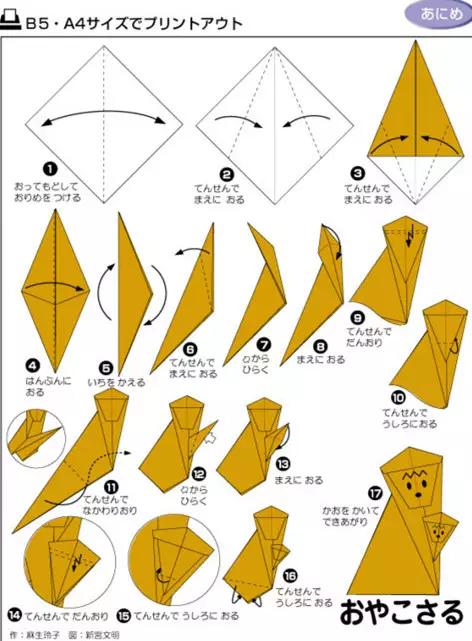 折纸手工7到8岁简单,又大又精美的手工折纸