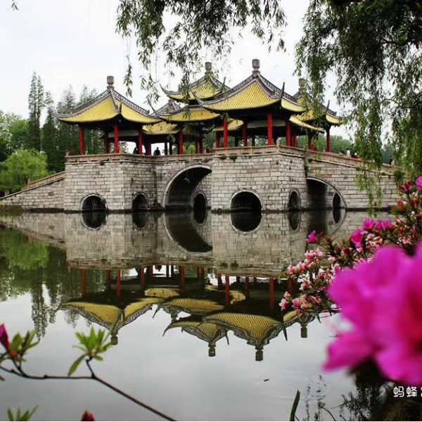 格律诗原创七绝新韵,七律游扬州瘦西湖新韵注解