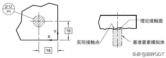 机械图纸里基准目标符号,机械图纸基准字母解析
