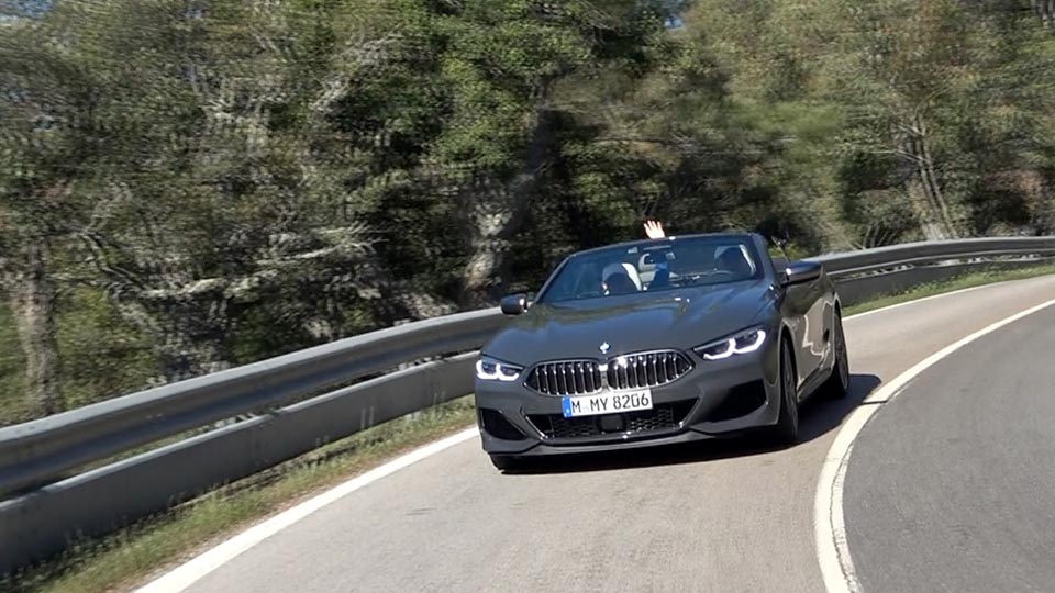 试驾宝马8系四门轿跑黑武士,新款宝马8系四门轿跑试驾