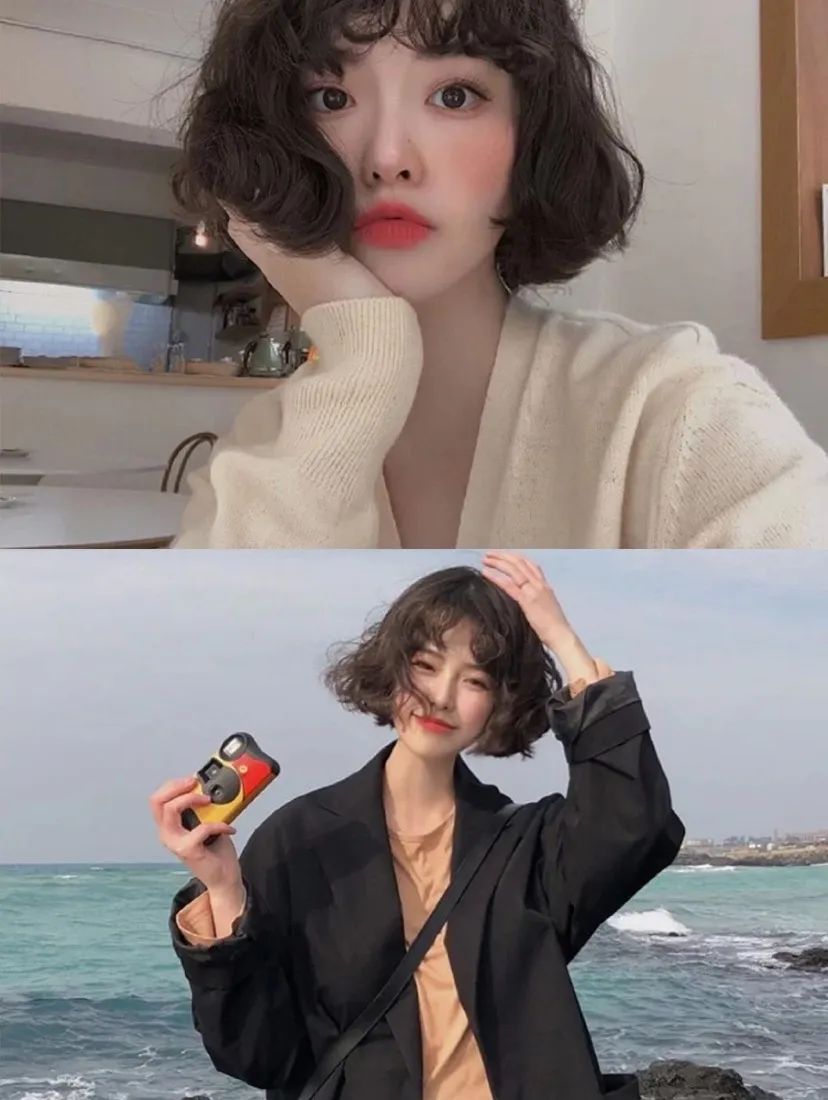 大圆脸型的女生适合剪短发,学生党剪短发适合大脸和长脸