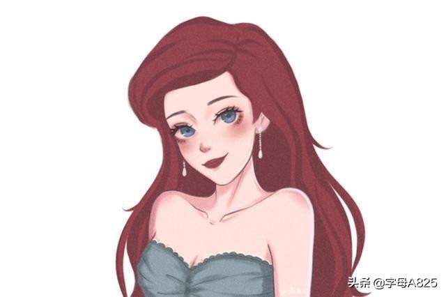 迪士尼公主换造型,迪士尼公主换上日常衣服