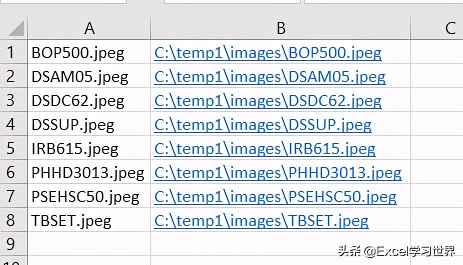 excel表如何做目录跳转,文件夹添加文件自动生成excel目录