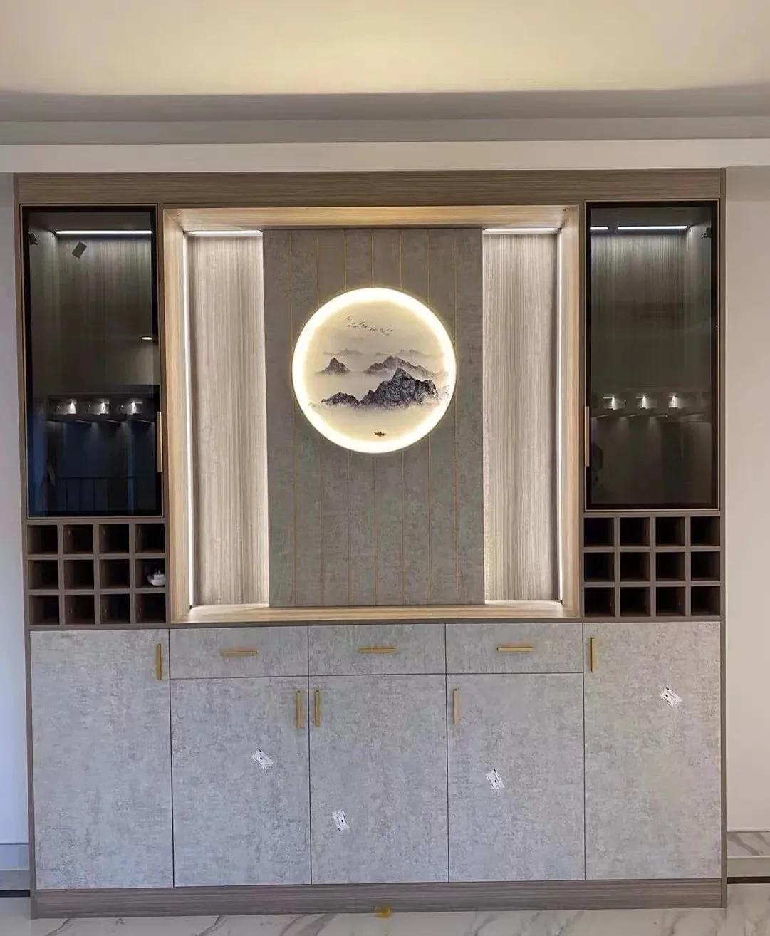 20款酒柜样品设计,轻奢风装修2022新酒柜装修款