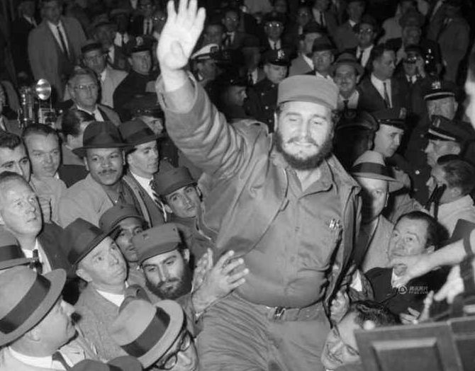 卡斯特罗的精彩瞬间,卡斯特罗和苏联