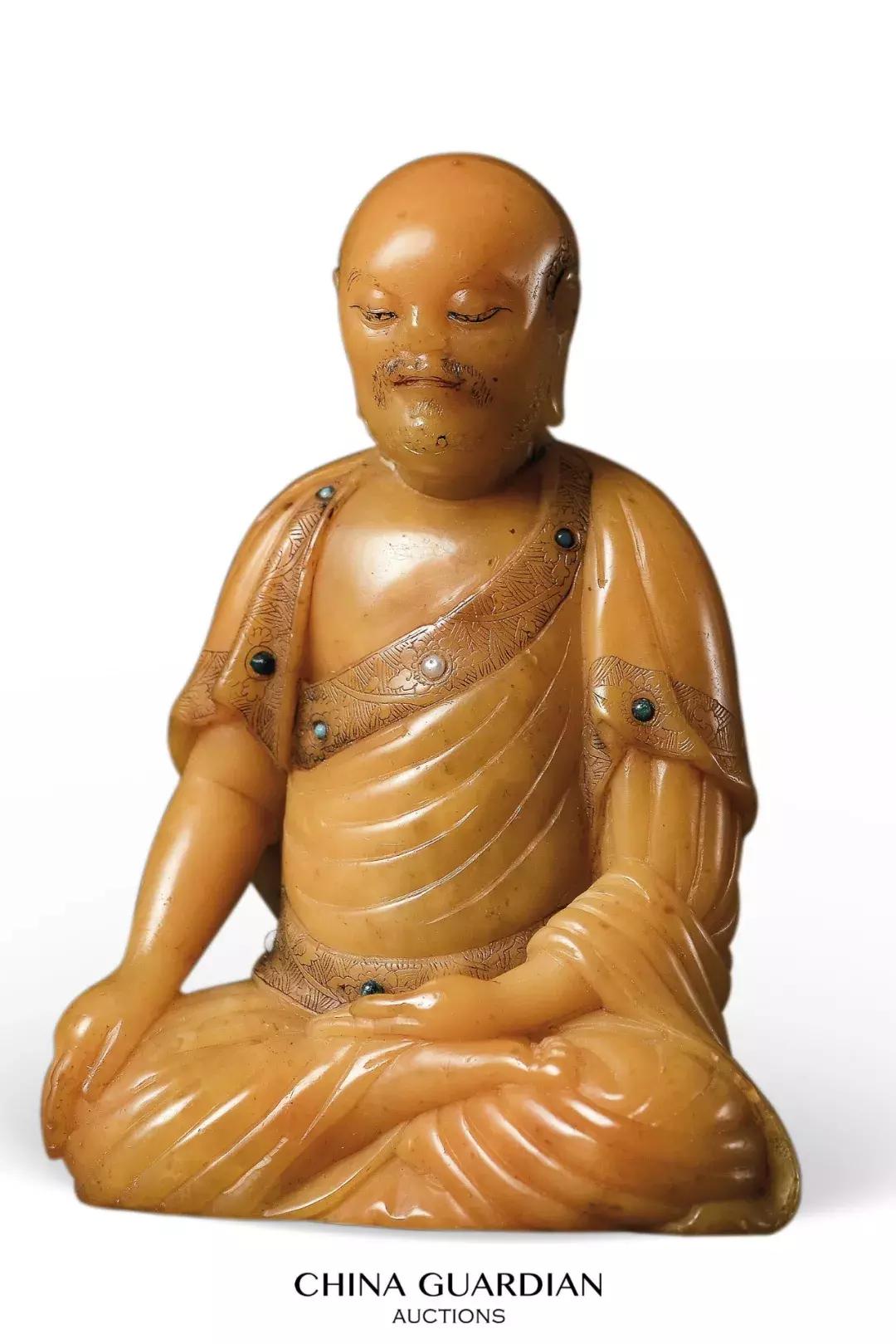 中国嘉德拍卖寿山石雕罗汉纪录,寿山石雕件收藏鉴赏