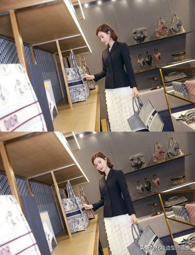 王丽坤黑色西装搭配,王丽坤穿搭黑色西服