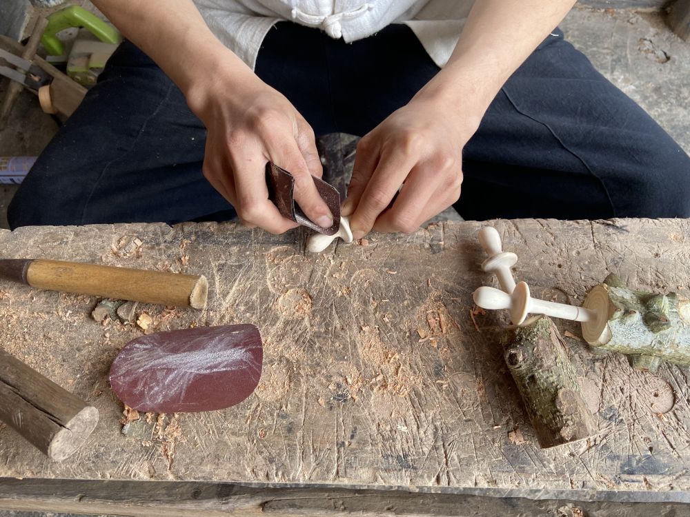 嫦娥五号纯铝合金模型,嫦娥五号木工模型