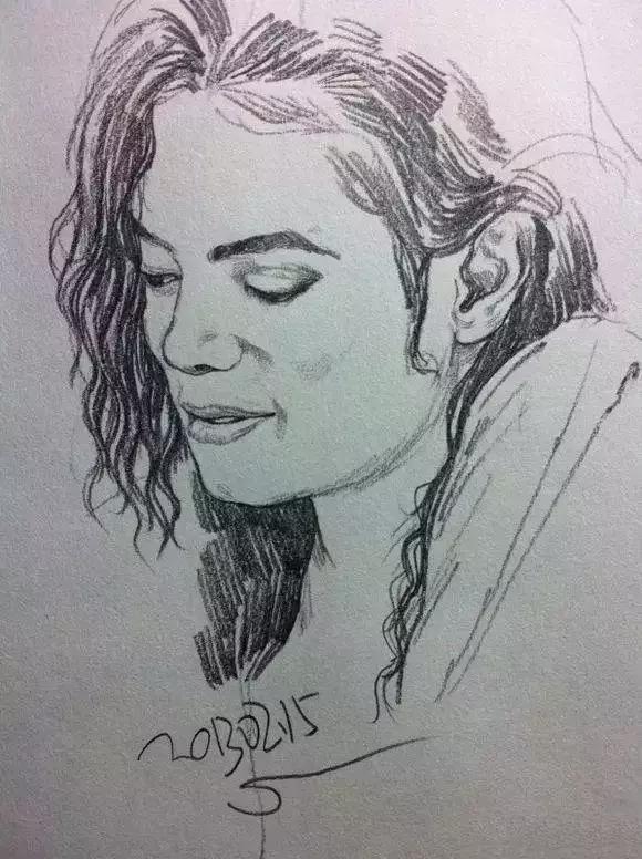 速写看一眼画一笔,用速写的方法画肖像画