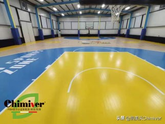 高档篮球地板工艺,篮球木地板国风配色
