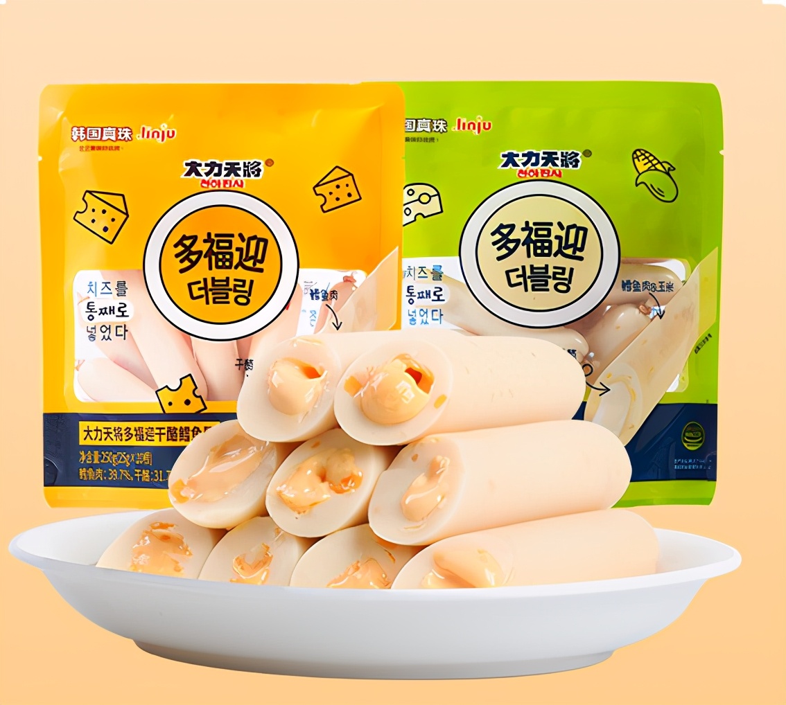 大力天将鳕鱼肠芝士,大力天将鳕鱼肠