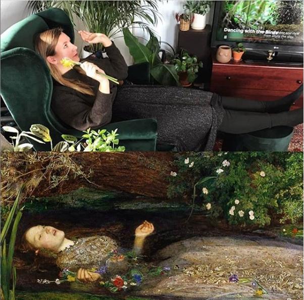 世界名画人物模仿搞笑,外国人恶搞画作