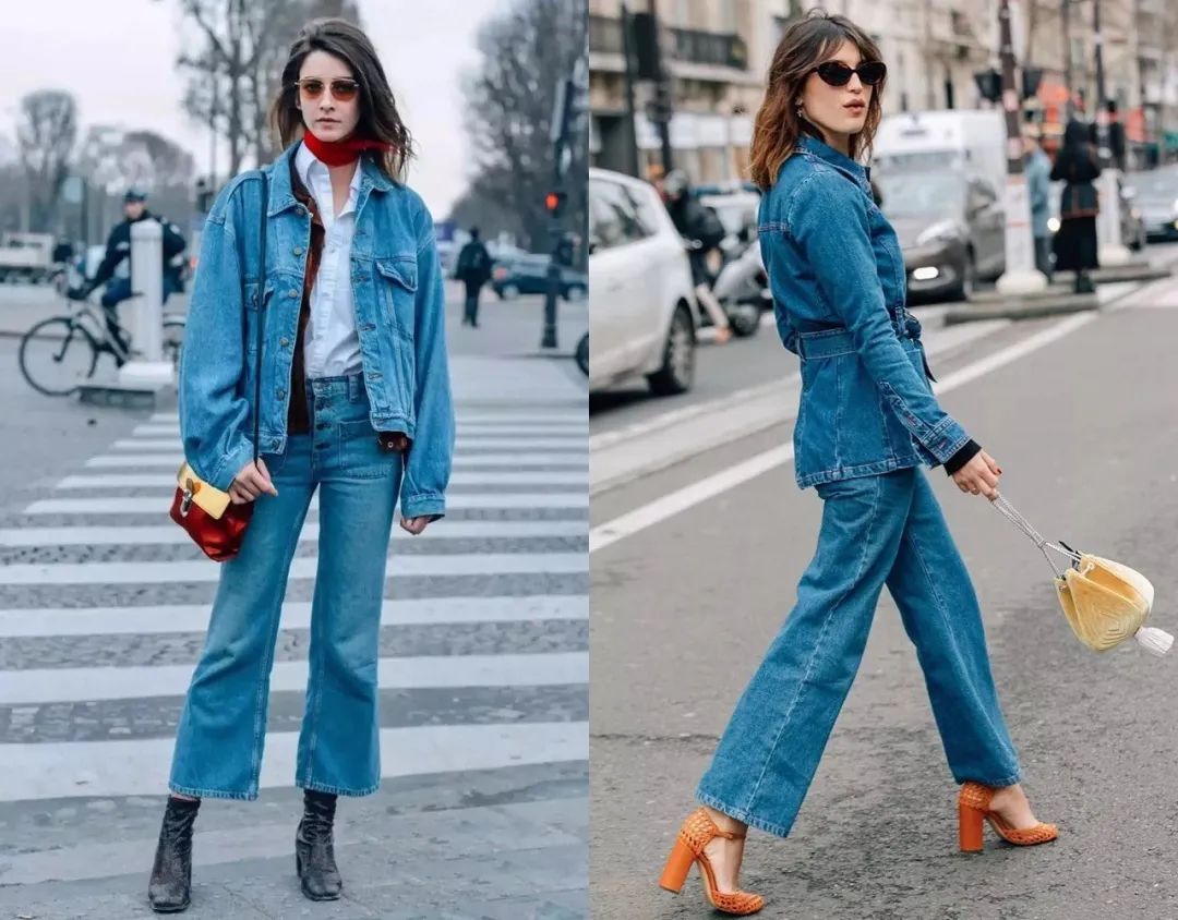 牛仔外套穿宽松好看还是修身好看,牛仔外套基本上搭什么裤子最好看