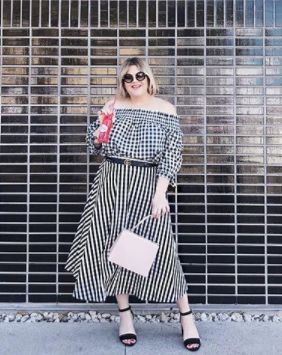 166130斤胖女孩穿搭,矮胖女生穿搭合集