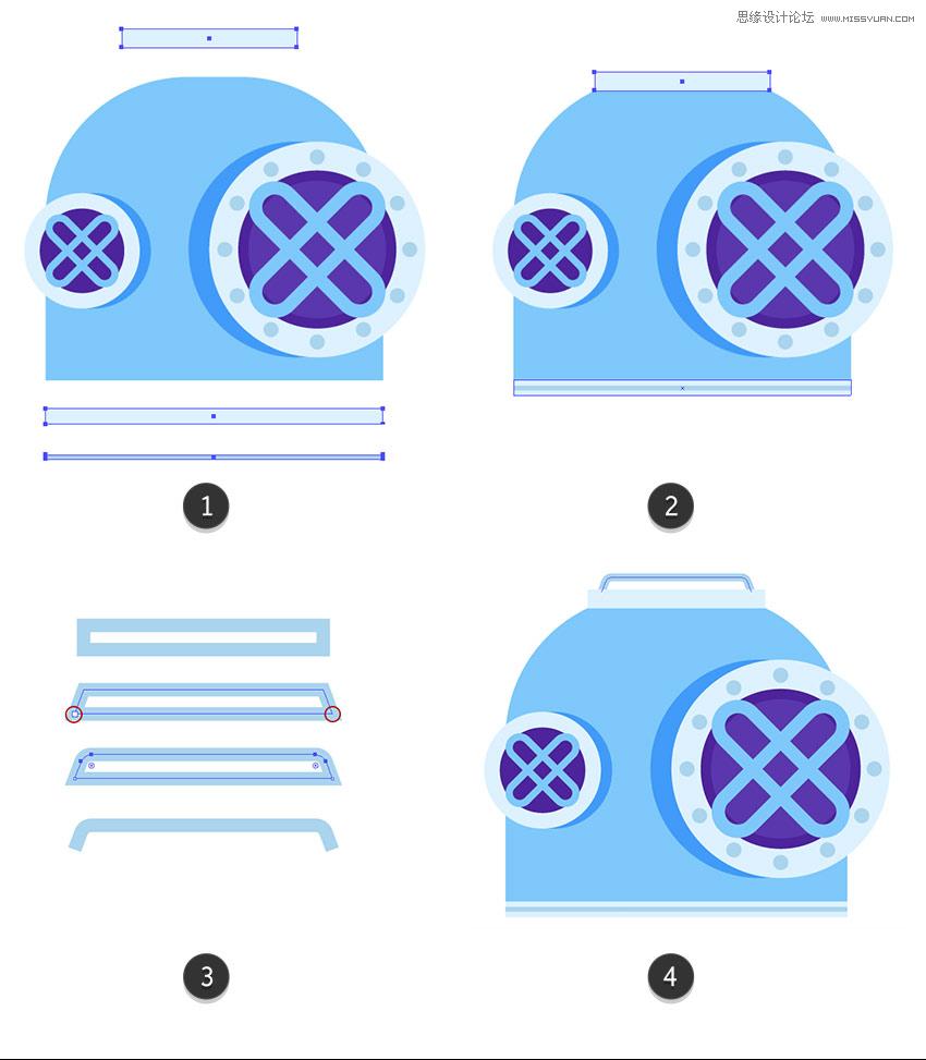 ai机器人设计画图,ai机器人素材平面设计