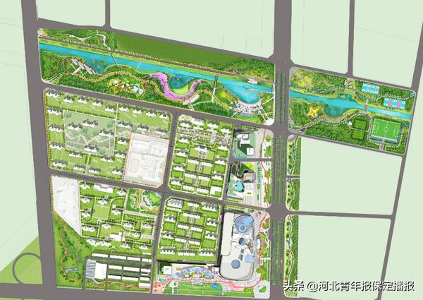 保定南城规划新发展消息,保定南城两园一中心规划图