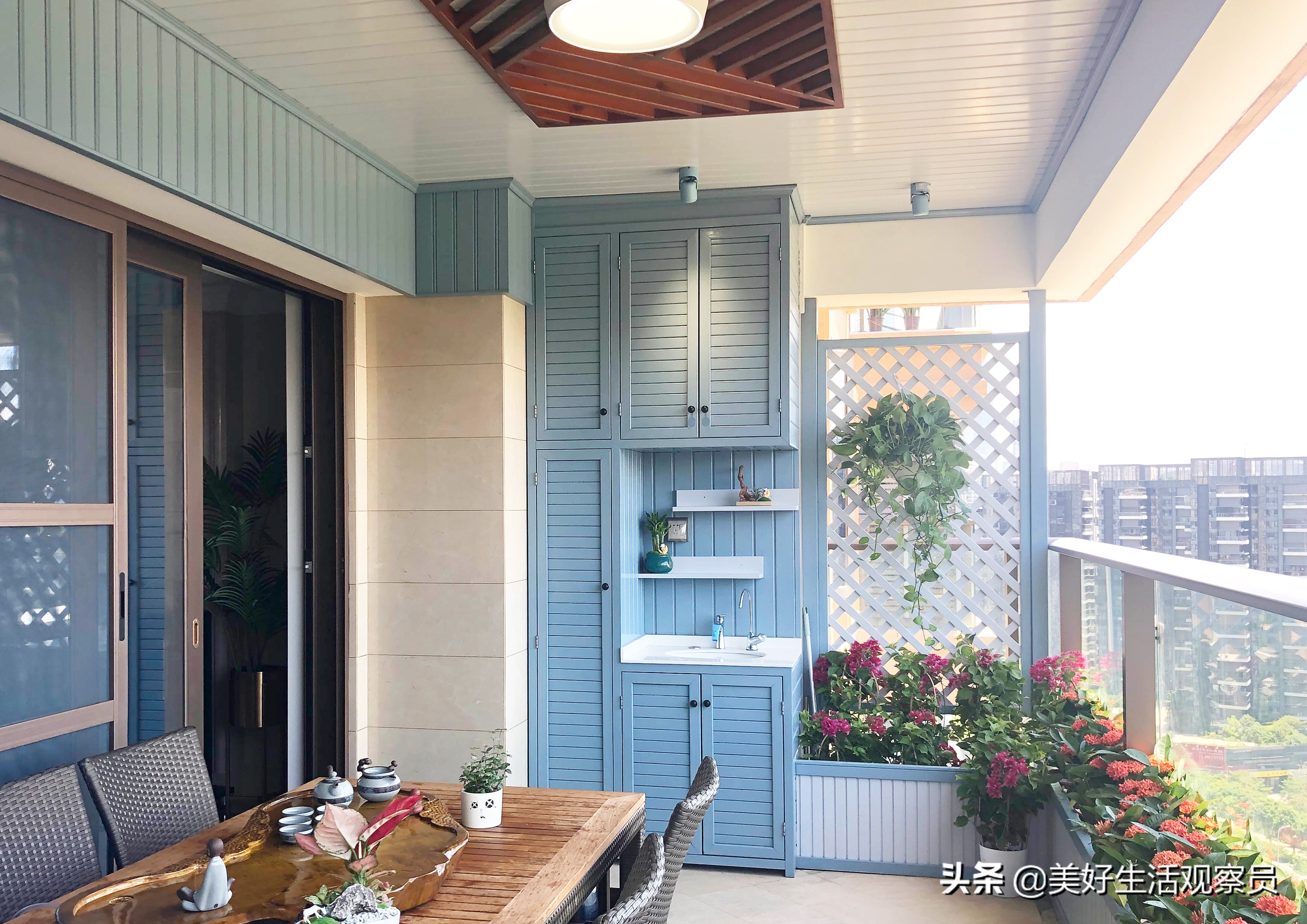 阳台洗手池拖把池一体,阳台洗手池改成拖把池